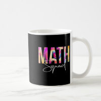 Math Squad Tie Dye Back To School Women Appreciati