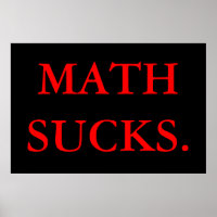 Math Sucks.