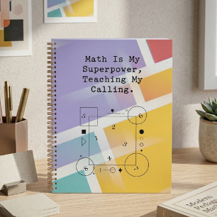 Math Superpower Teacher Calling & Passion Planner