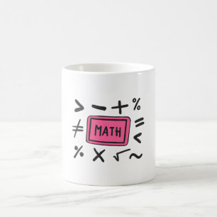 Math symbols for Students and Parents Coffee Mug