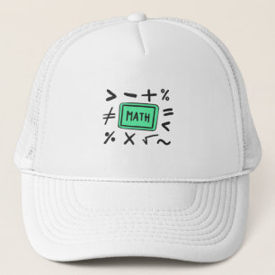 Math symbols for Students and Parents Trucker Hat