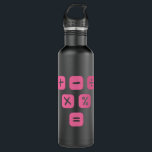 Math Symbols mathematical Signs Maths 710 Ml Water Bottle<br><div class="desc">Cool and funny Math design featuring some basic maths symbols and mathematical signs. A perfect match for kids,  students and teachers as well as for parents.</div>