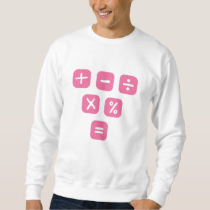 Math Symbols mathematical Signs Maths Sweatshirt