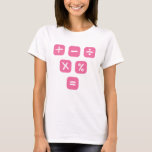 Math Symbols mathematical Signs Maths T-Shirt<br><div class="desc">Cool and funny Math design featuring some basic maths symbols and mathematical signs. A perfect match for kids,  students and teachers as well as for parents.</div>