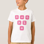Math Symbols mathematical Signs Maths T-Shirt<br><div class="desc">Cool and funny Math design featuring some basic maths symbols and mathematical signs. A perfect match for kids,  students and teachers as well as for parents.</div>