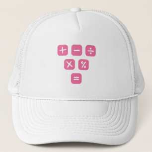 Math Symbols mathematical Signs Maths Trucker Hat