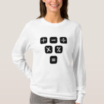 Math Symbols mathematical Signs T-Shirt<br><div class="desc">Cool and funny Math design featuring some basic maths symbols and mathematical signs. A perfect match for kids,  students and teachers as well as for parents.</div>