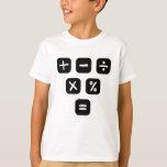 Math Symbols mathematical Signs T-Shirt<br><div class="desc">Cool and funny Math design featuring some basic maths symbols and mathematical signs. A perfect match for kids,  students and teachers as well as for parents.</div>