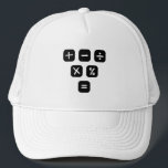 Math Symbols mathematical Signs Trucker Hat<br><div class="desc">Cool and funny Math design featuring some basic maths symbols and mathematical signs. A perfect match for kids,  students and teachers as well as for parents.</div>