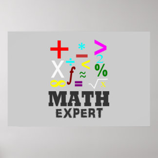 Math Symbols Poster