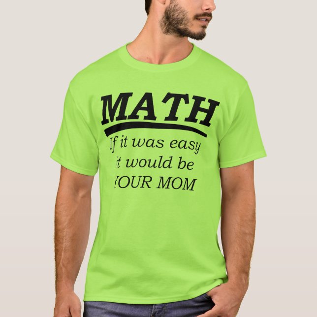 Math T-Shirt (Front)
