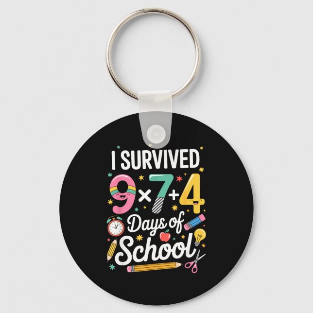 Math Teacher 67 Meme Algebra Clroom Humor  Key Ring (Front)