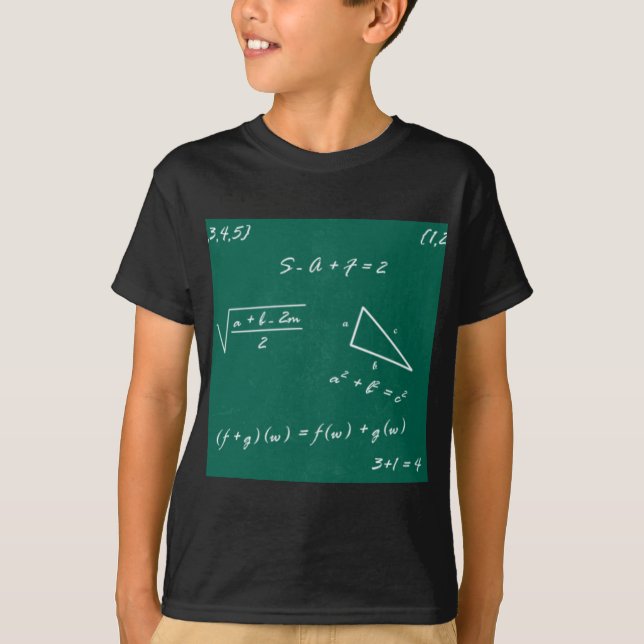 math teacher algebra geek T-Shirt (Front)