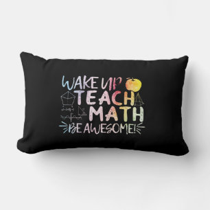 Math Teacher Appreciation - Be Awesome Lumbar Cushion