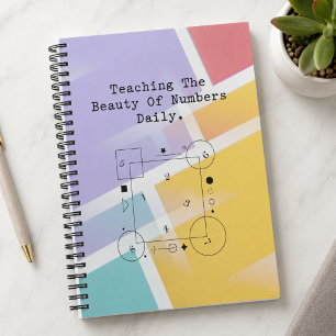 Math Teacher Appreciation   Numbers Beauty Notebook