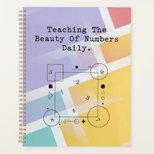 Math Teacher Appreciation   Numbers Beauty Planner