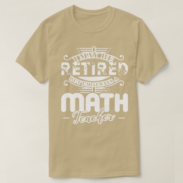 Math Teacher Awesome Math Teacher  (3) T-Shirt (Design Front)