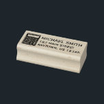 Math Teacher Calculator Mathematics School Address Rubber Stamp<br><div class="desc">Simply personalise with your name and address information! Rubber stamp features an original marker illustration of a math calculator.

This design is also available on other products. Don't see what you're looking for? Need help with customisation? Contact Rebecca to have something designed just for you.</div>