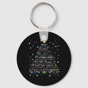 Math teacher Christmas Math T Shirt Key Ring