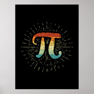 Math Teacher Cute Pi Poster