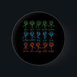 Math Teacher Dance Equation Mathematic Maths 6 Cm Round Badge<br><div class="desc">This graphic idea is for math lovers. This funny graphic / quote clothing makes all math teachers happy.</div>