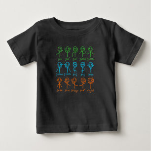 Math Teacher Dance Equation Mathematic Maths Baby T-Shirt