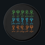 Math Teacher Dance Equation Mathematic Maths Magnet<br><div class="desc">This graphic idea is for math lovers. This funny graphic / quote clothing makes all math teachers happy.</div>