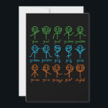 Math Teacher Dance Equation Mathematic Maths Thank You Card<br><div class="desc">This graphic idea is for math lovers. This funny graphic / quote clothing makes all math teachers happy.</div>