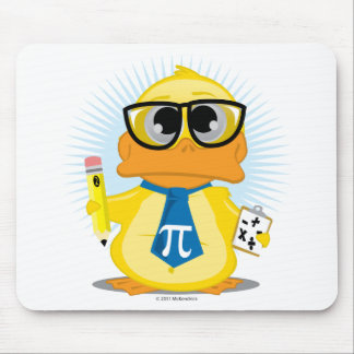 Math Teacher Duck Mouse Pad