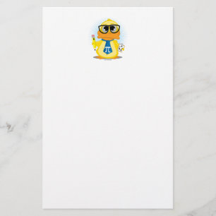 Math Teacher Duck Stationery