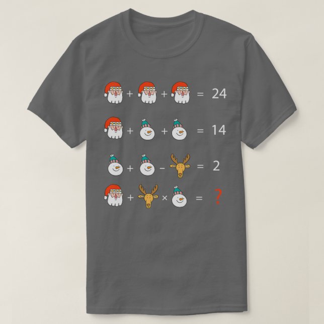 Math Teacher Equation 3 T-Shirt (Design Front)