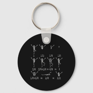 Math Teacher Equation Skeleton Math Students Hallo Key Ring