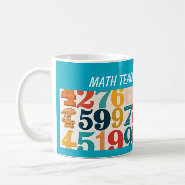 Math Teacher Gift Mug (Left)