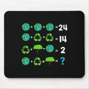 Math Teacher Humour Day Of Earth Order Of Operatio Mouse Pad