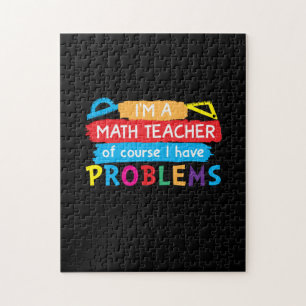 Math Teacher I Am A Math Teacher Jigsaw Puzzle