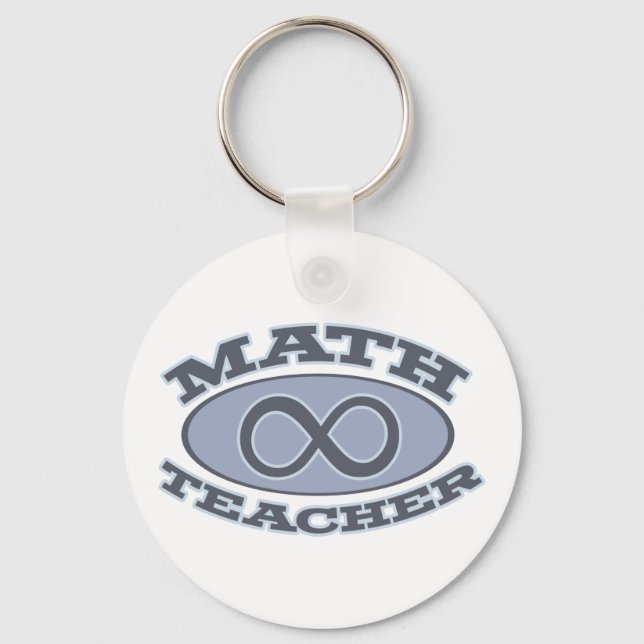 Math Teacher Key Ring (Front)