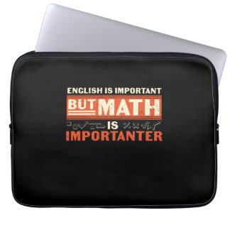 Math Teacher Math Is Importanter Laptop Sleeve