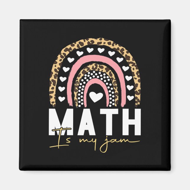 Math Teacher - Math Is My Jam  Magnet (Front)