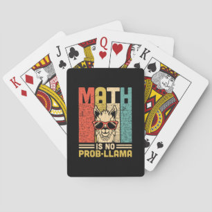 Math Teacher Math Is No Problem Playing Cards