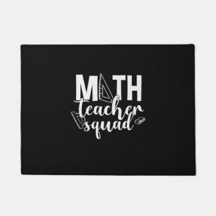 Math Teacher Math Teacher Squad Doormat
