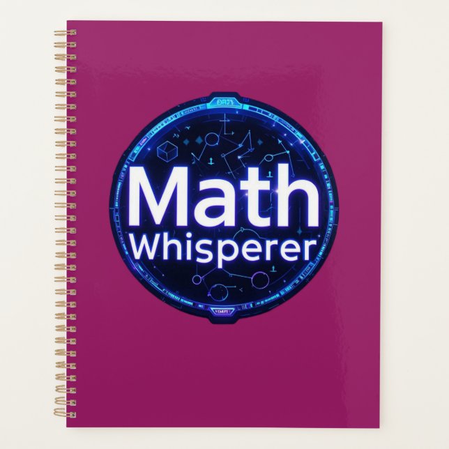Math Teacher Math Whisperer Planner (Front)