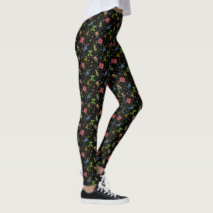 Math Teacher - Mathematics Symbols Pattern Leggings