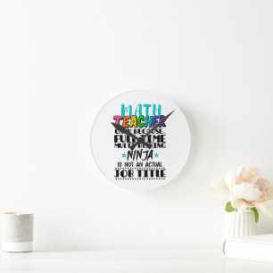 Math Teacher Only Because Full Time Multi Tasking  Round Clock