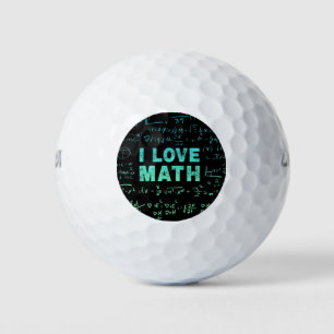 Math Teacher Or Mathematics Professor And Student Golf Balls