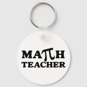 Math Teacher PI Key Ring
