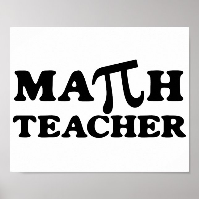 Math Teacher PI Poster (Front)