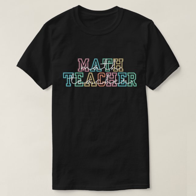 Math Teacher Shirt, Math Teacher Gift, Math Shirt, T-Shirt (Design Front)