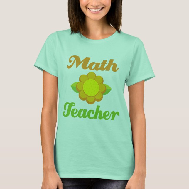 Math Teacher T-Shirt (Front)