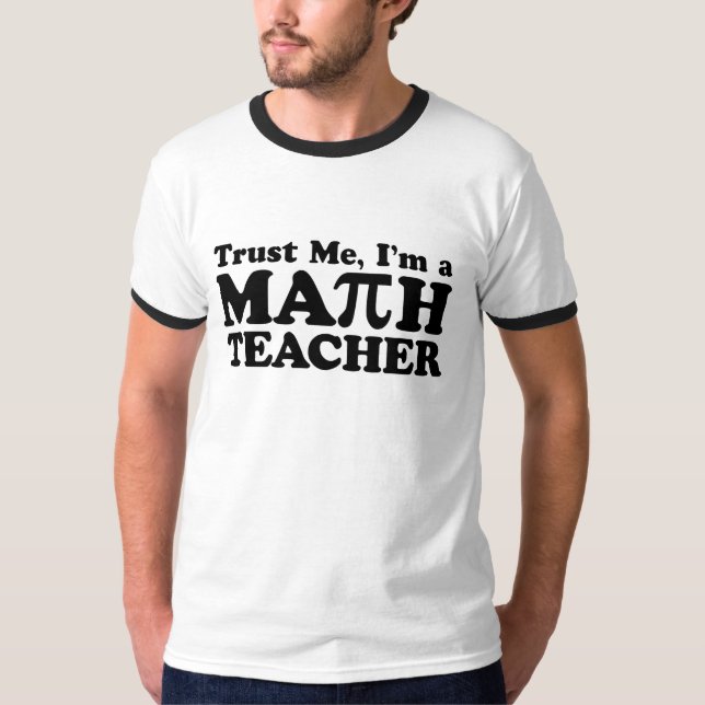 Math Teacher T-Shirt (Front)