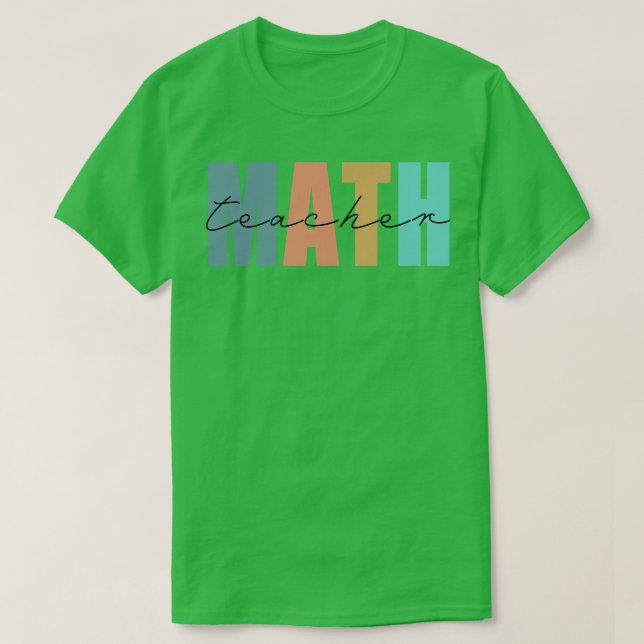 math teacher T-Shirt (Design Front)